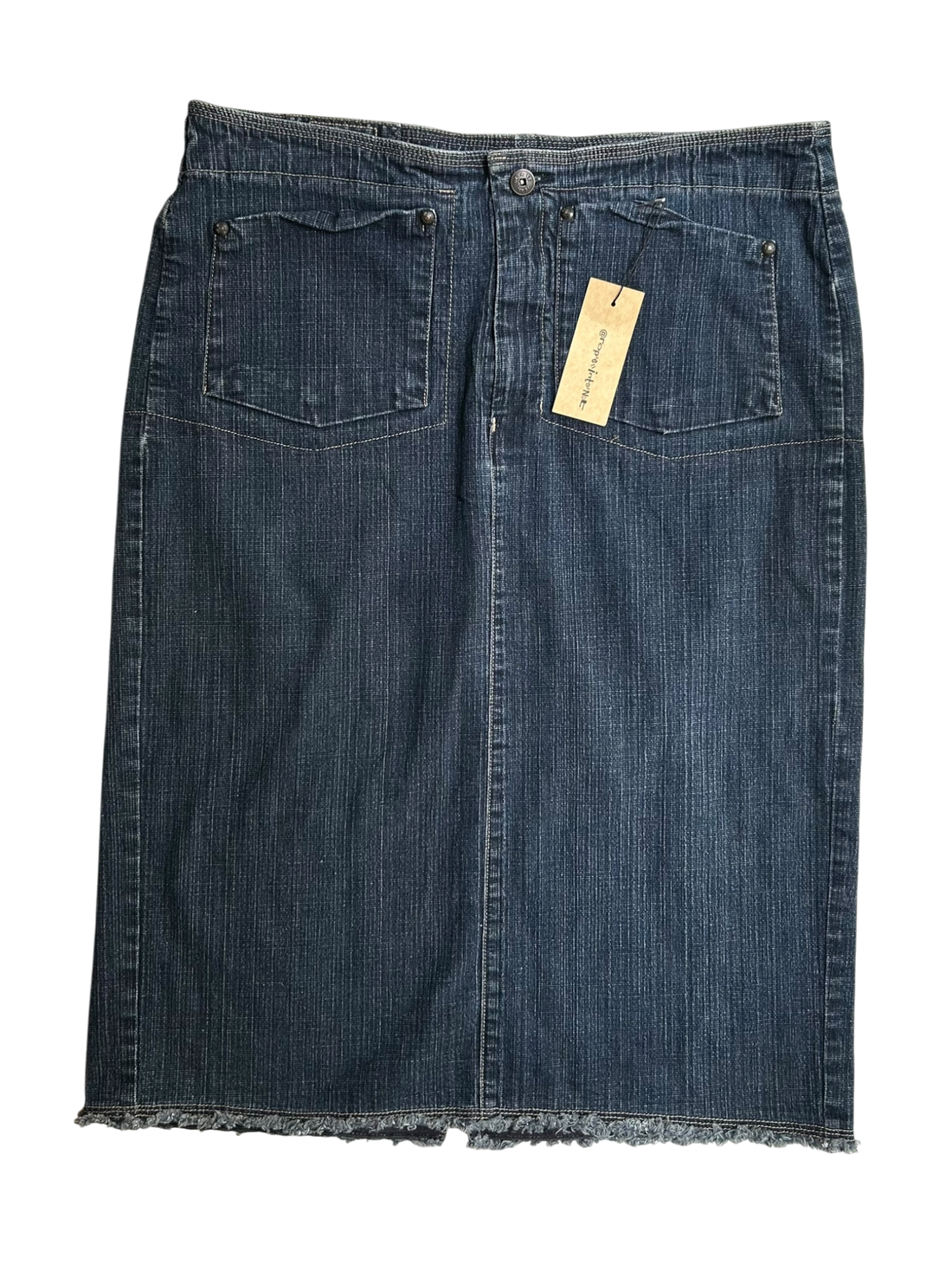 falda midi denim