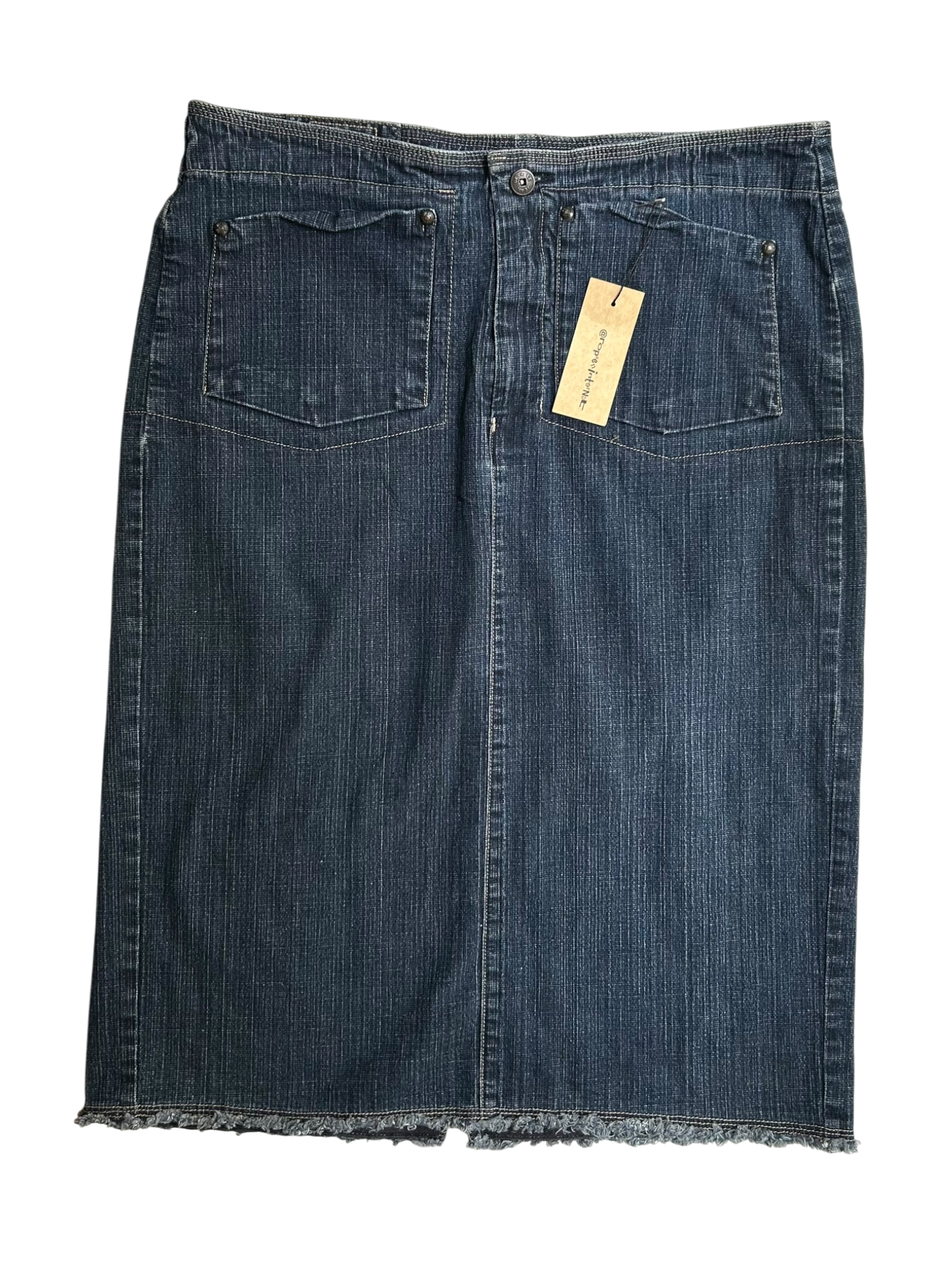falda midi denim