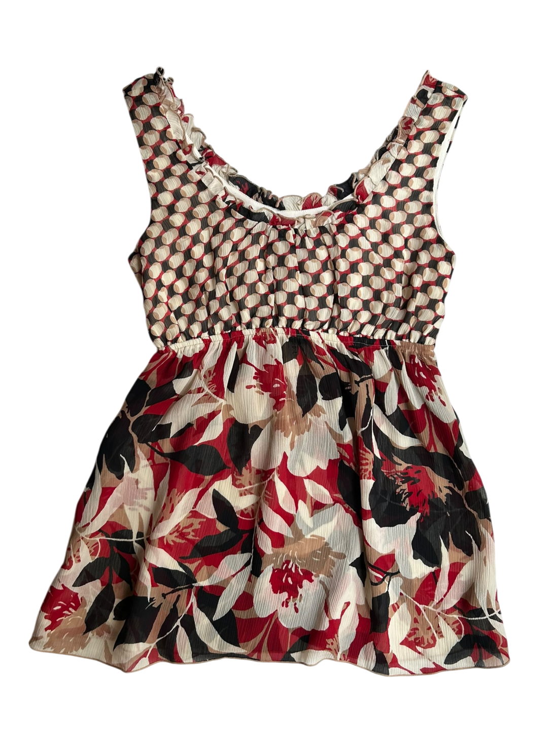 top estampado