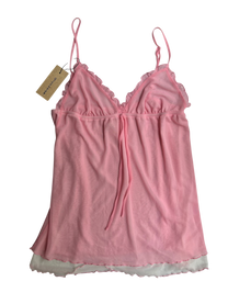 top rosa claro