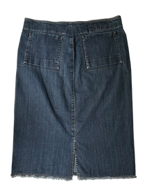 falda midi denim