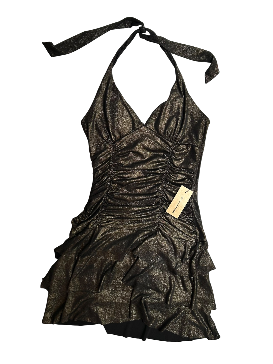 mini vestido cobre