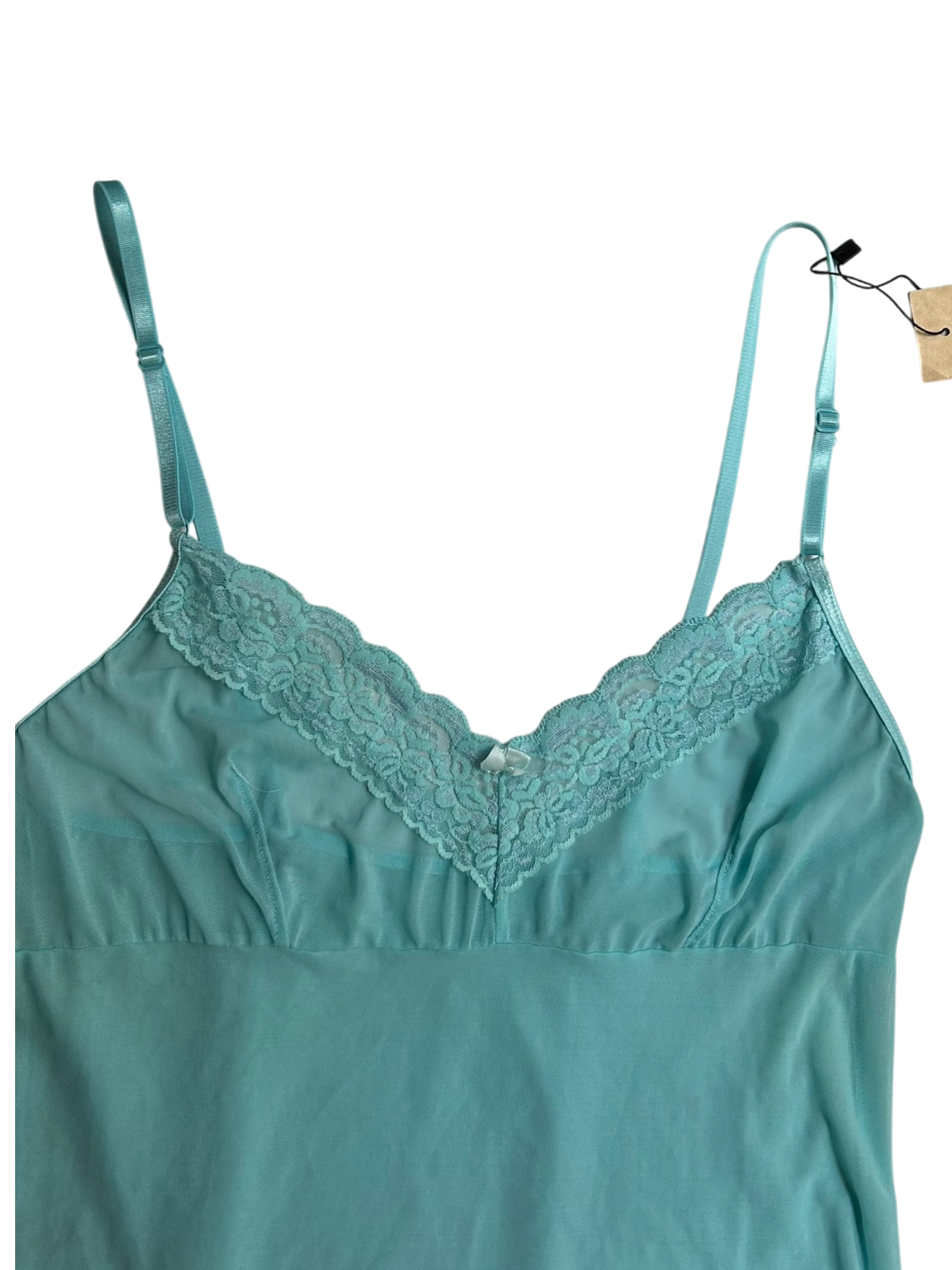 vestido mesh lencero