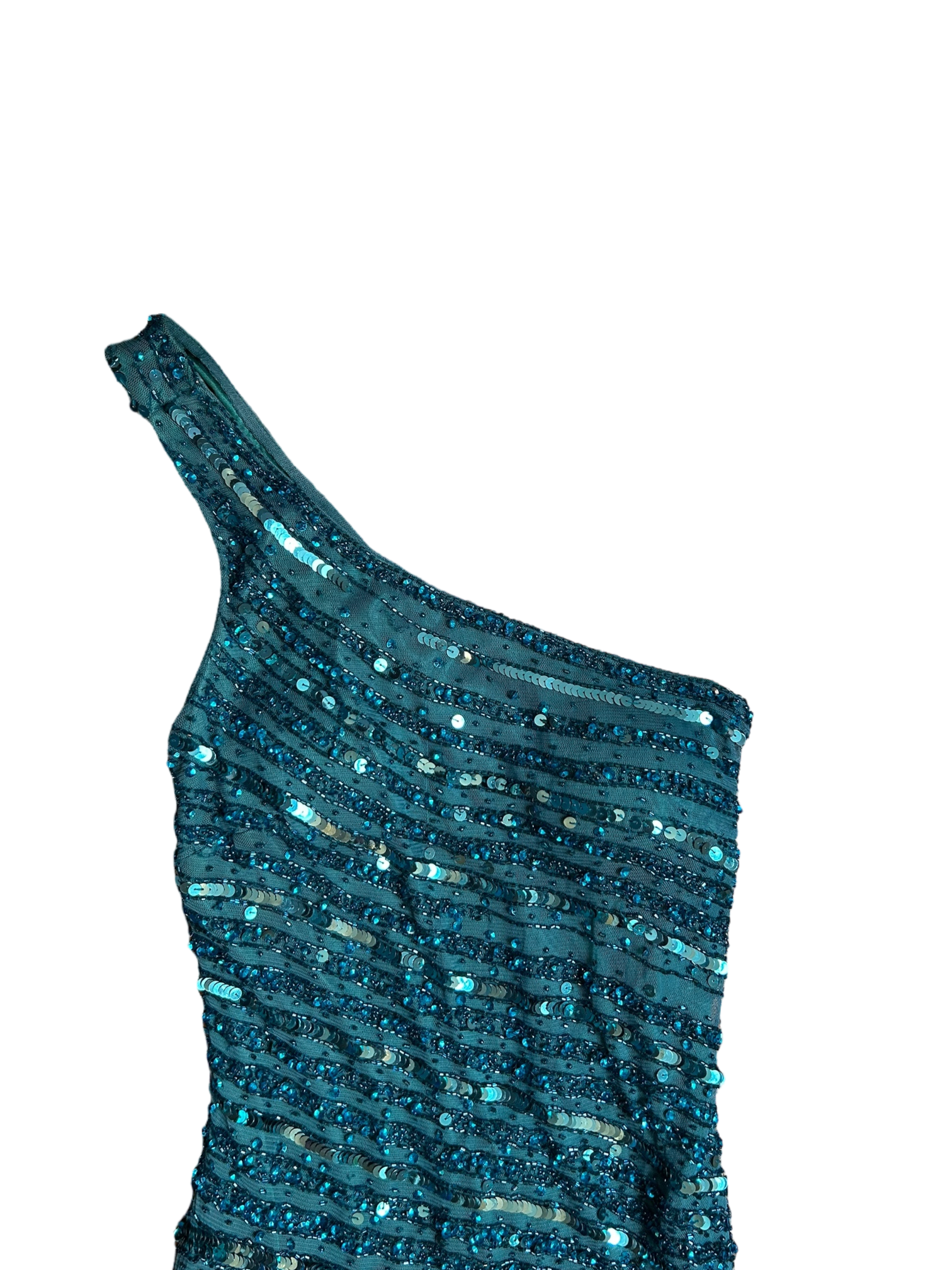 vestido canutillo y lentejuelas