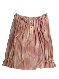 top mesh rosa