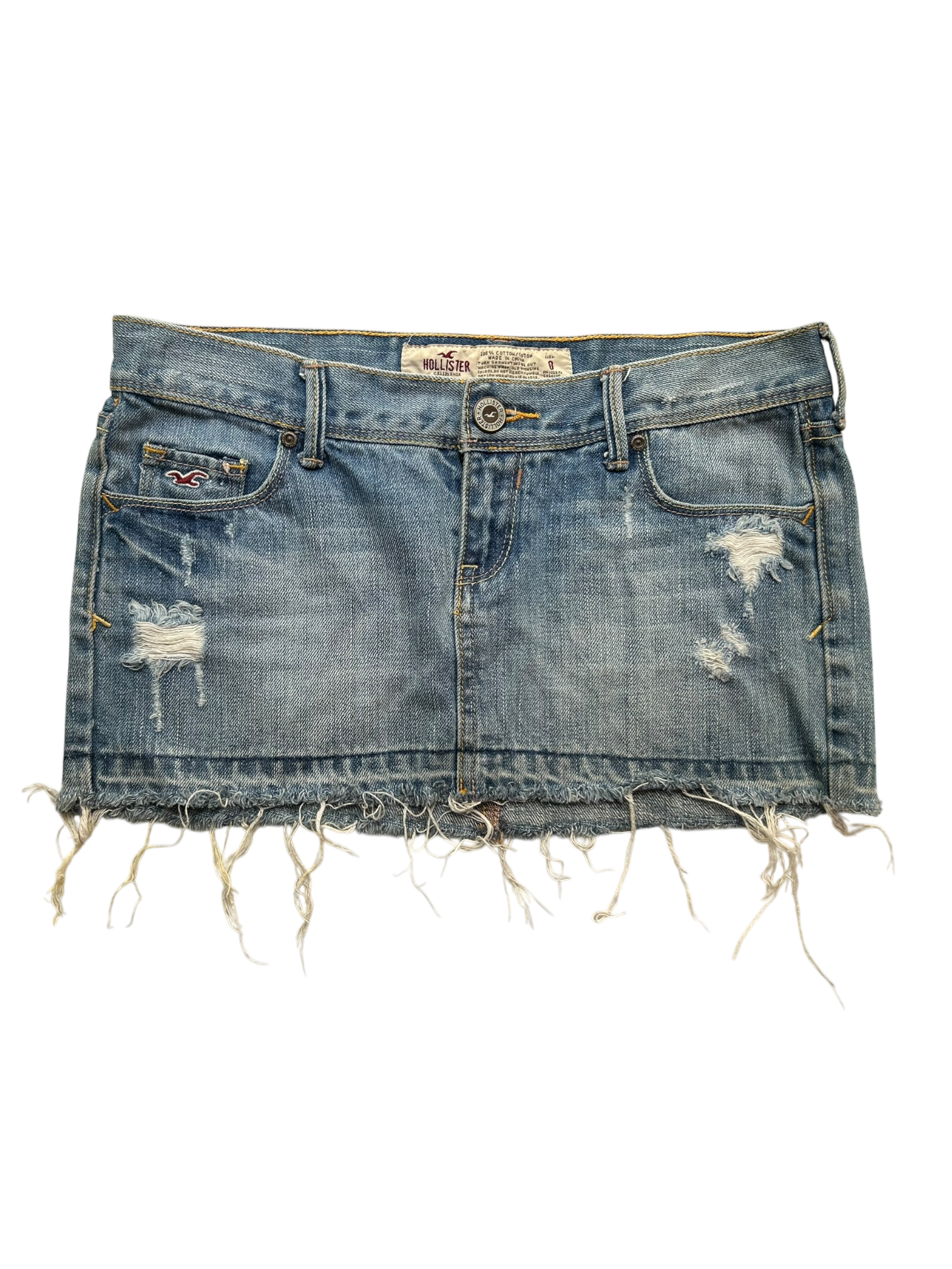 mini falda denim