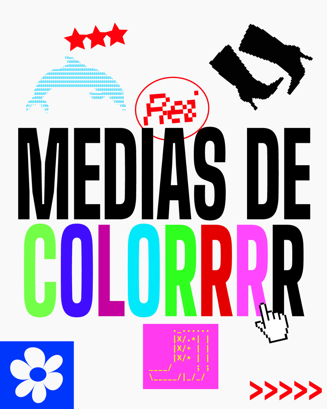 medias de colores