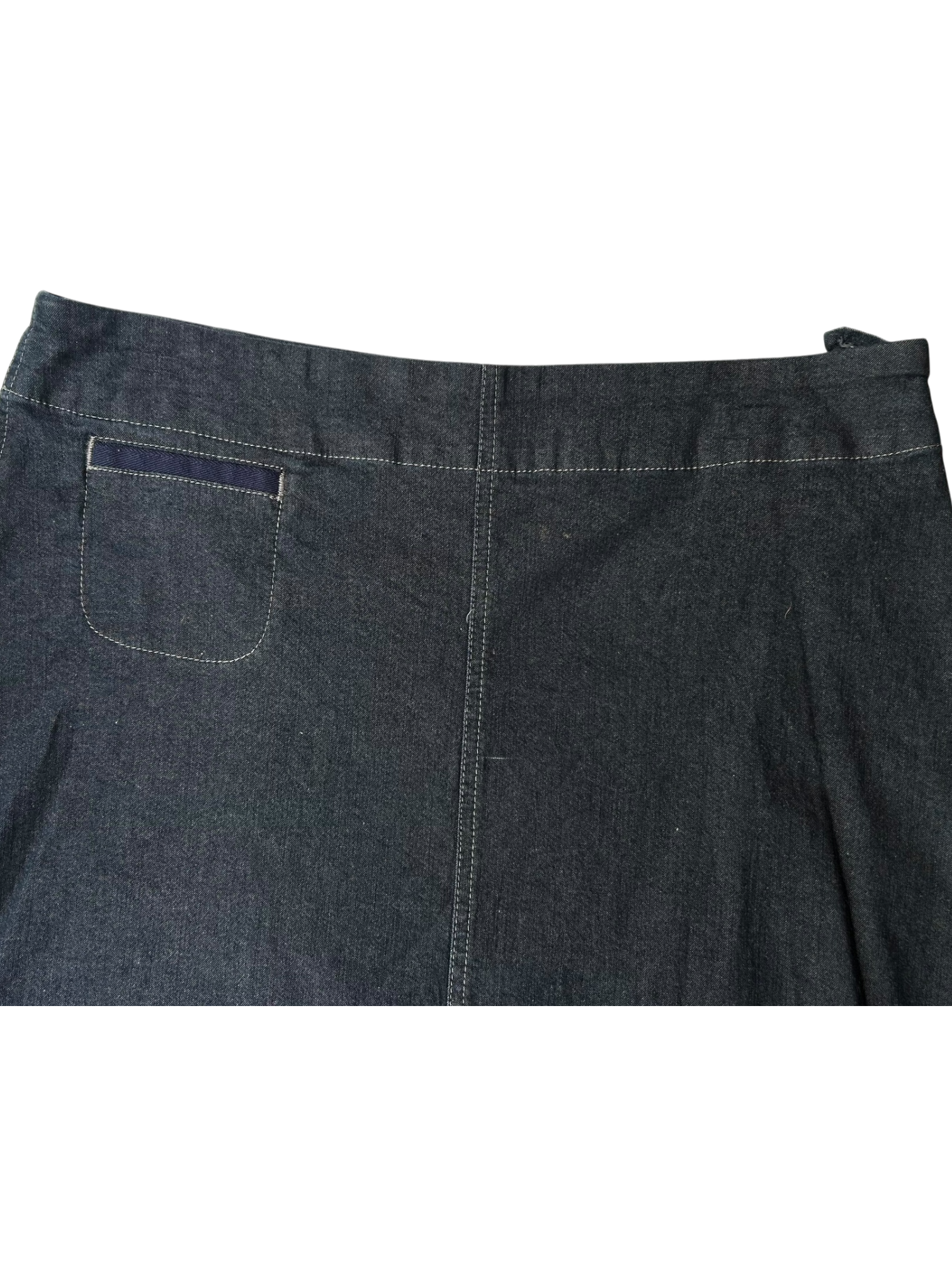 falda maxi denim