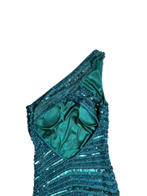 vestido canutillo y lentejuelas