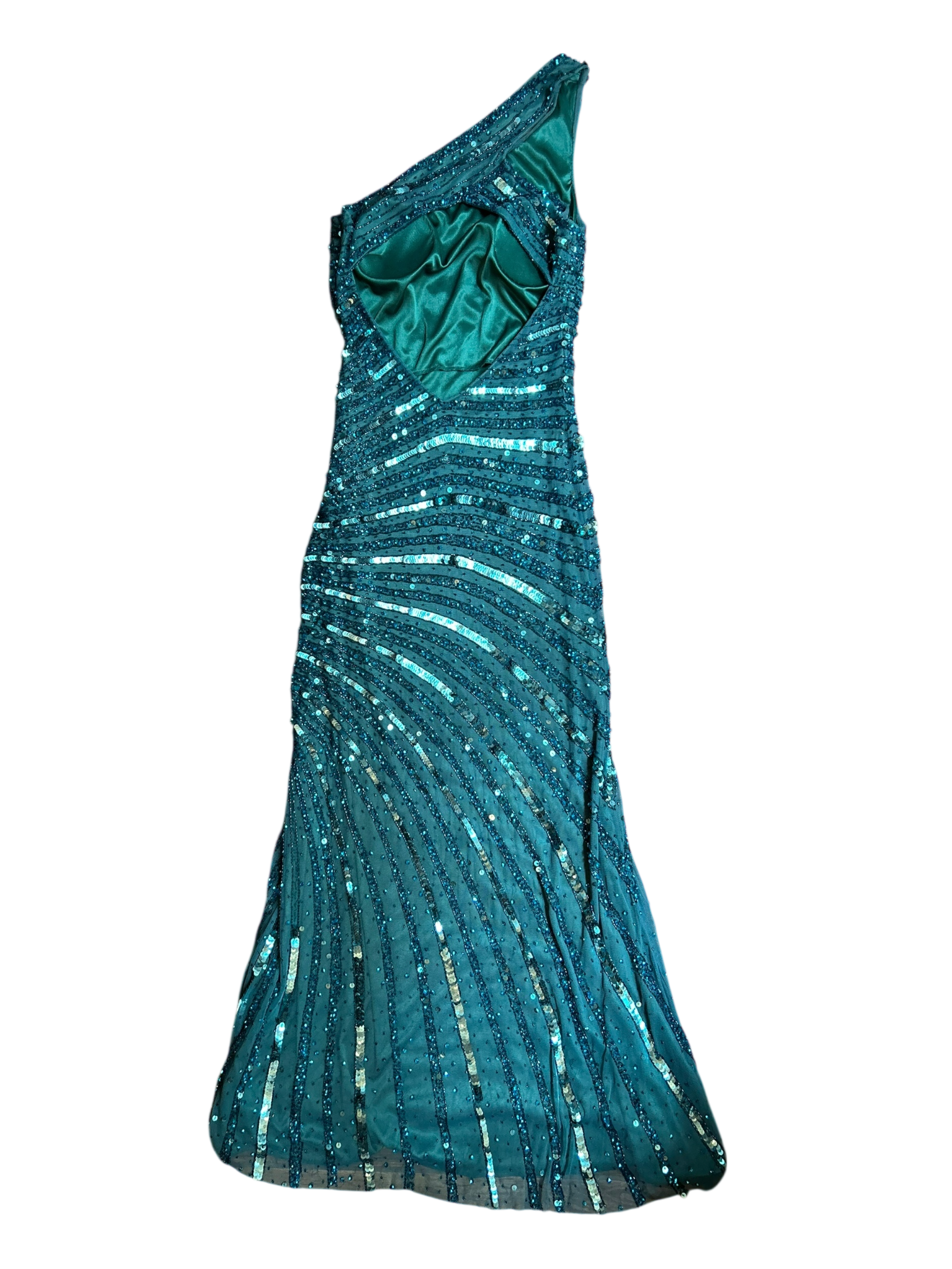 vestido canutillo y lentejuelas