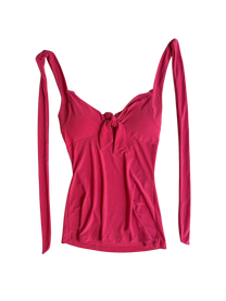 top halter rosa