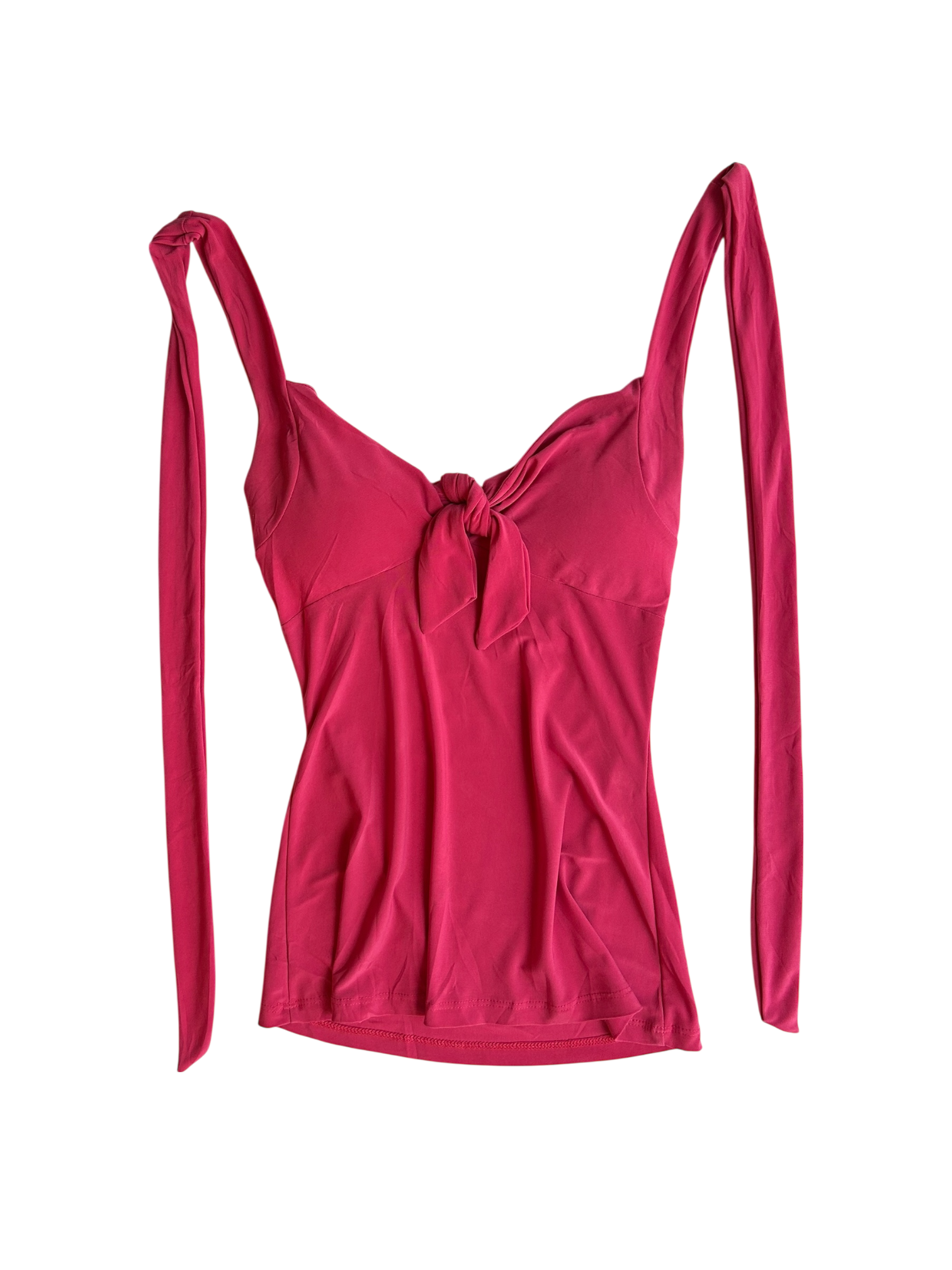 top halter rosa