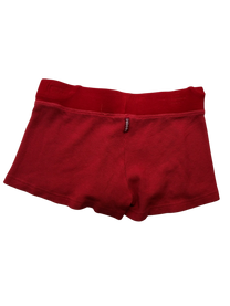 mini shorts rojos