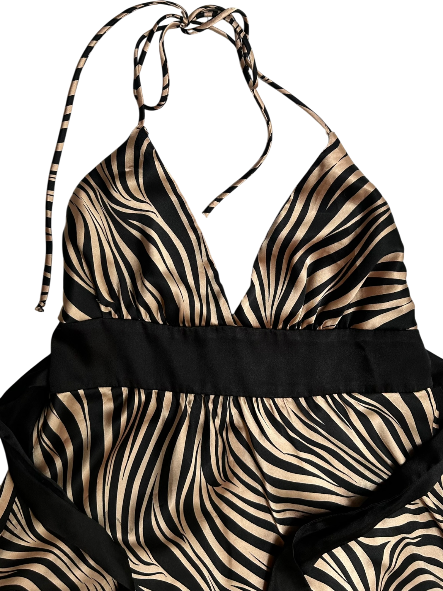 top halter tigre