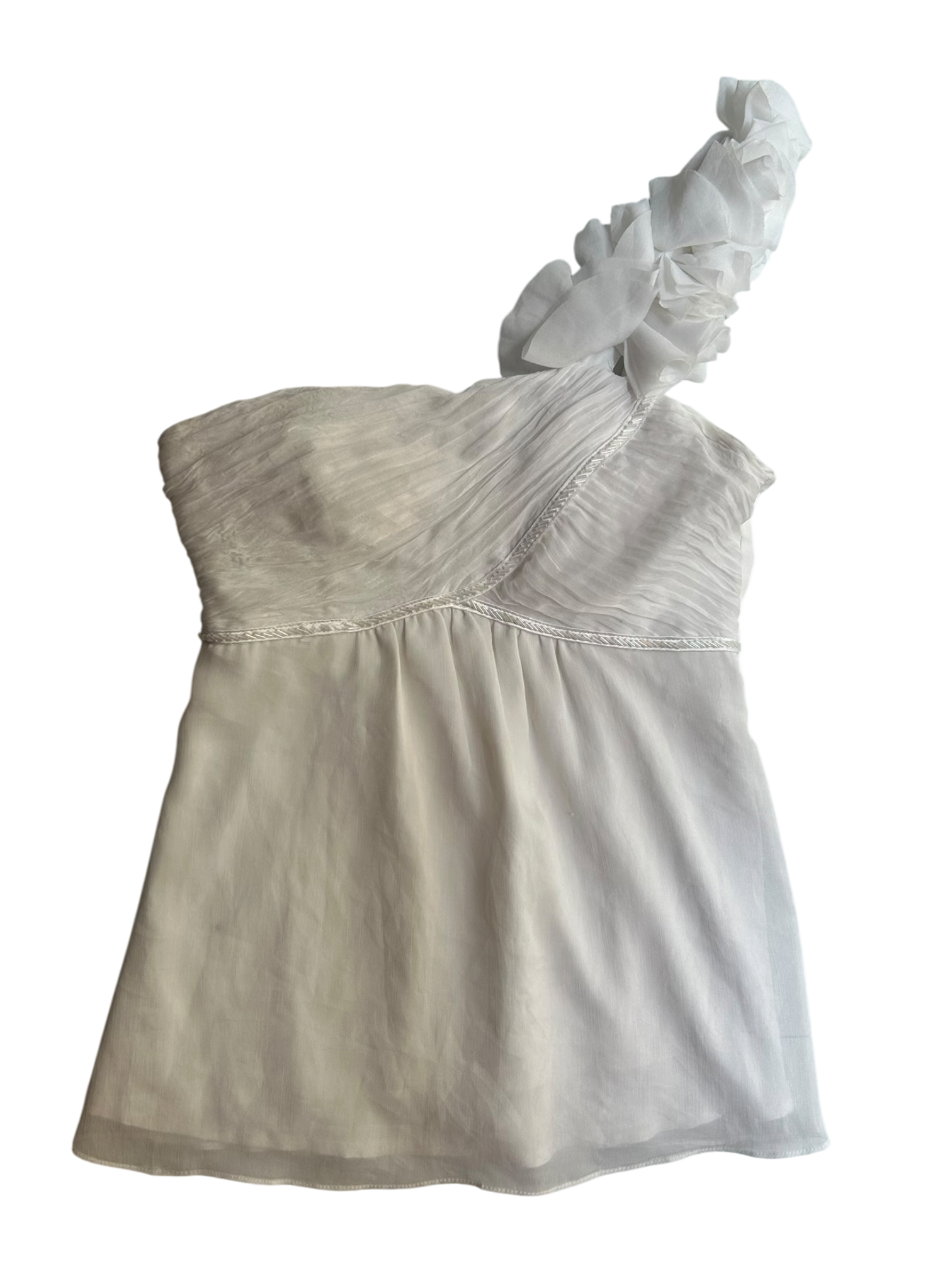top blanco con tirante