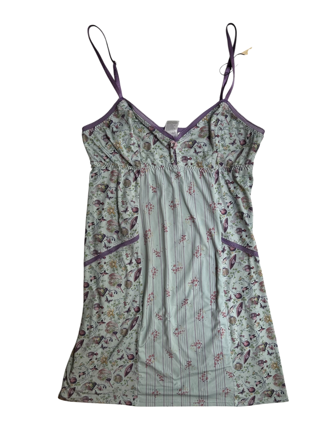 vestido lencero azul