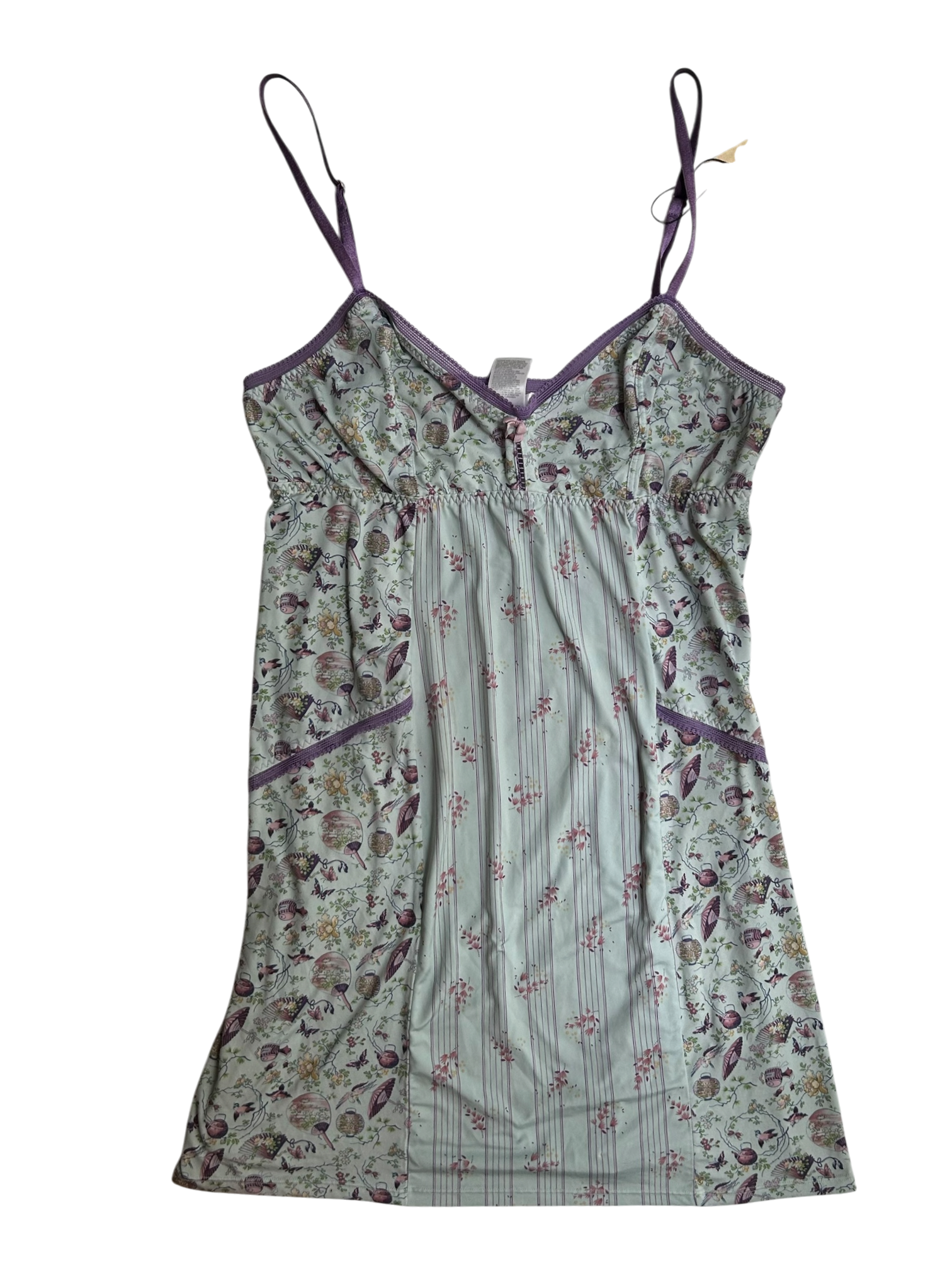 vestido lencero azul