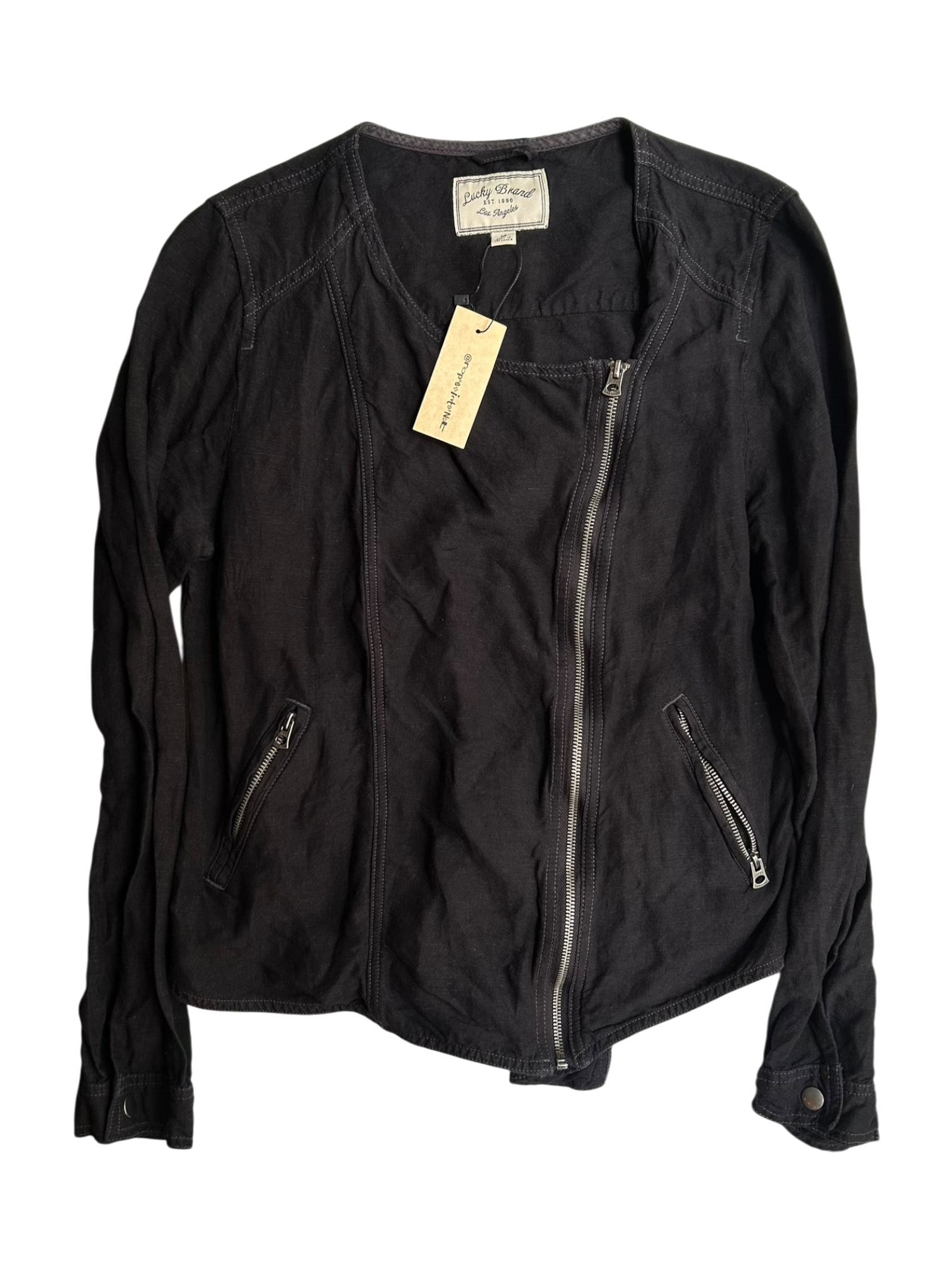 chaqueta asimétrica