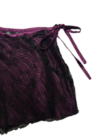 mini falda asimétrica