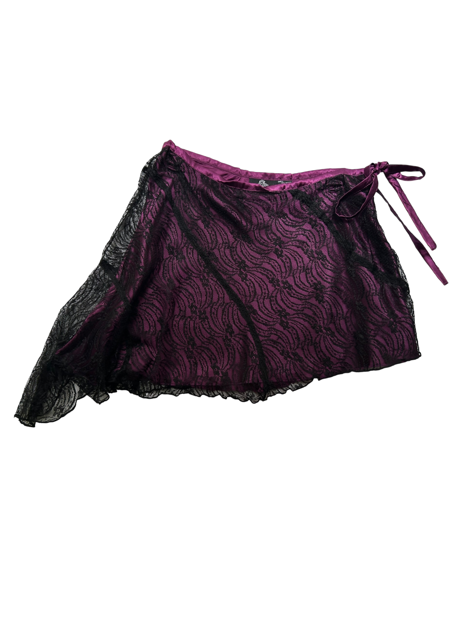 mini falda asimétrica