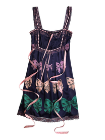 vestido seda betsey johnson