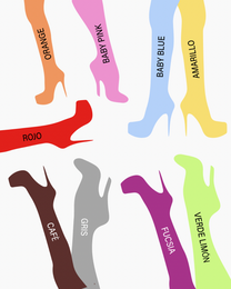 medias de colores