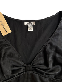 top satin negro