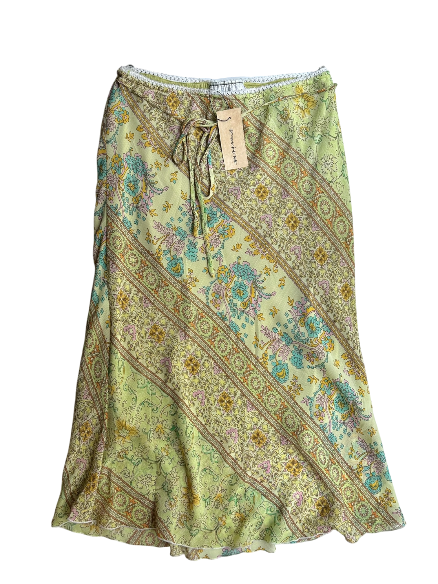 falda midi floral