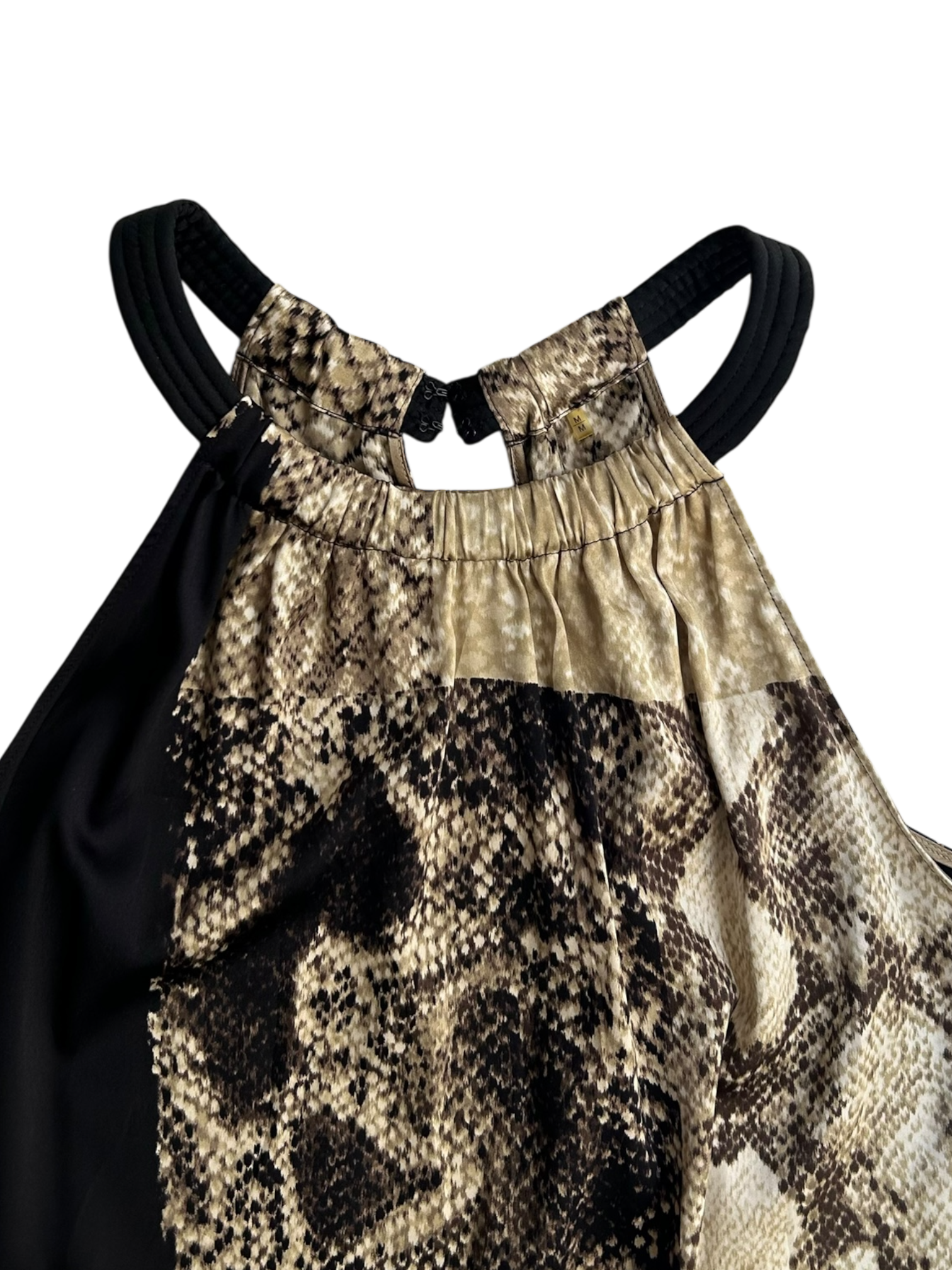 top halter satin