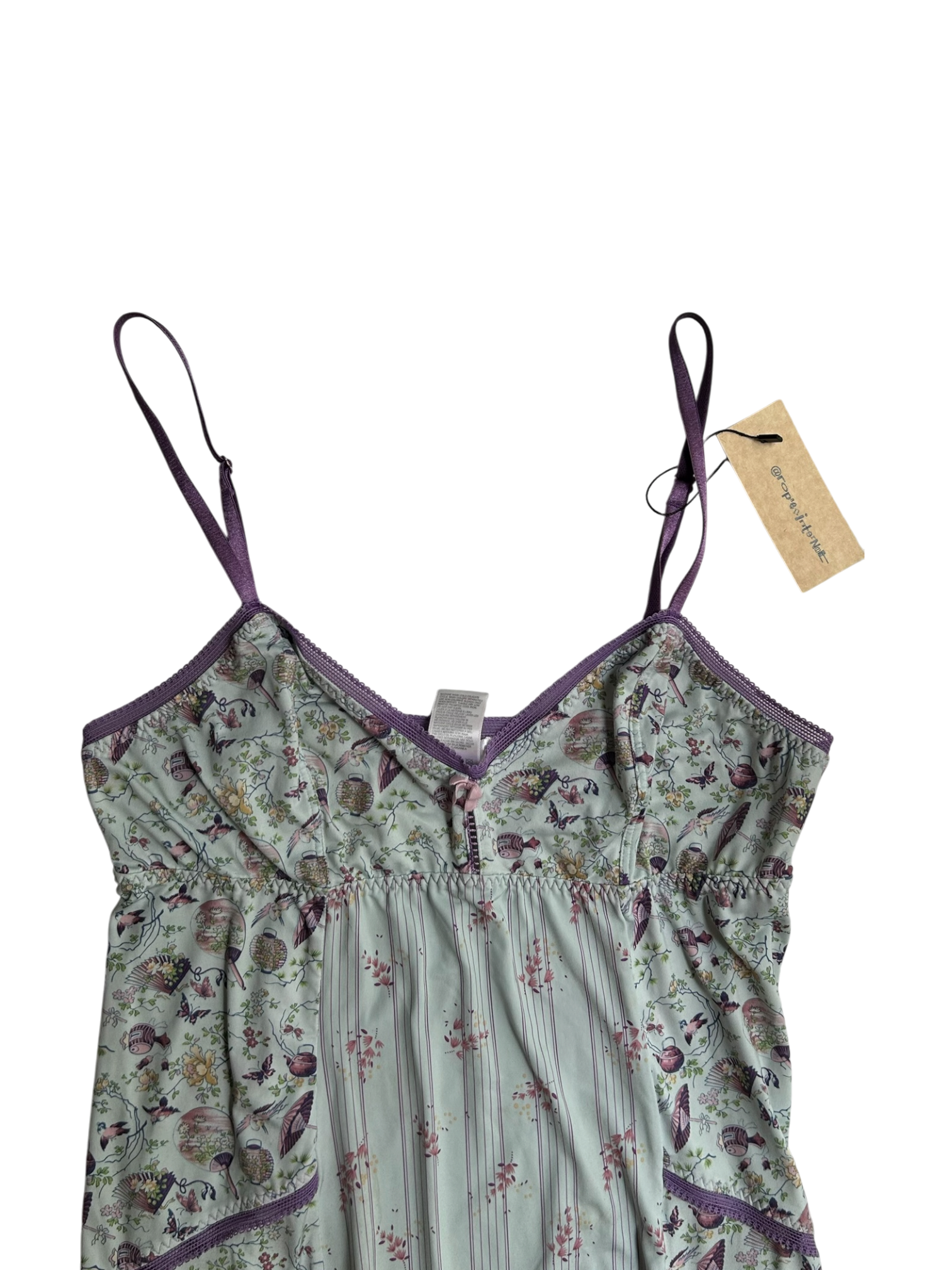 vestido lencero azul