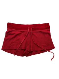 mini shorts rojos