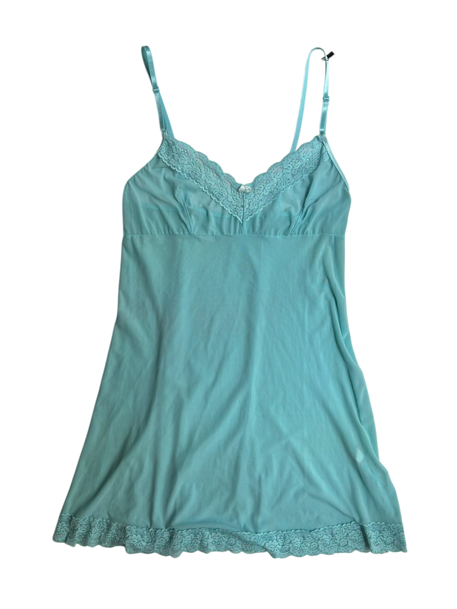 vestido mesh lencero