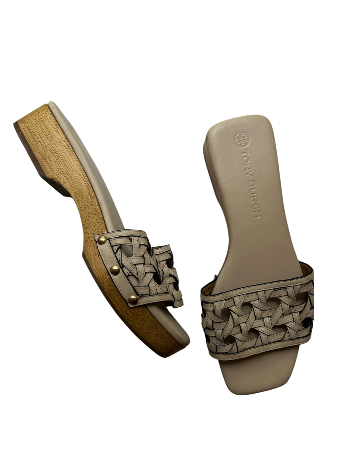 sandalias beige