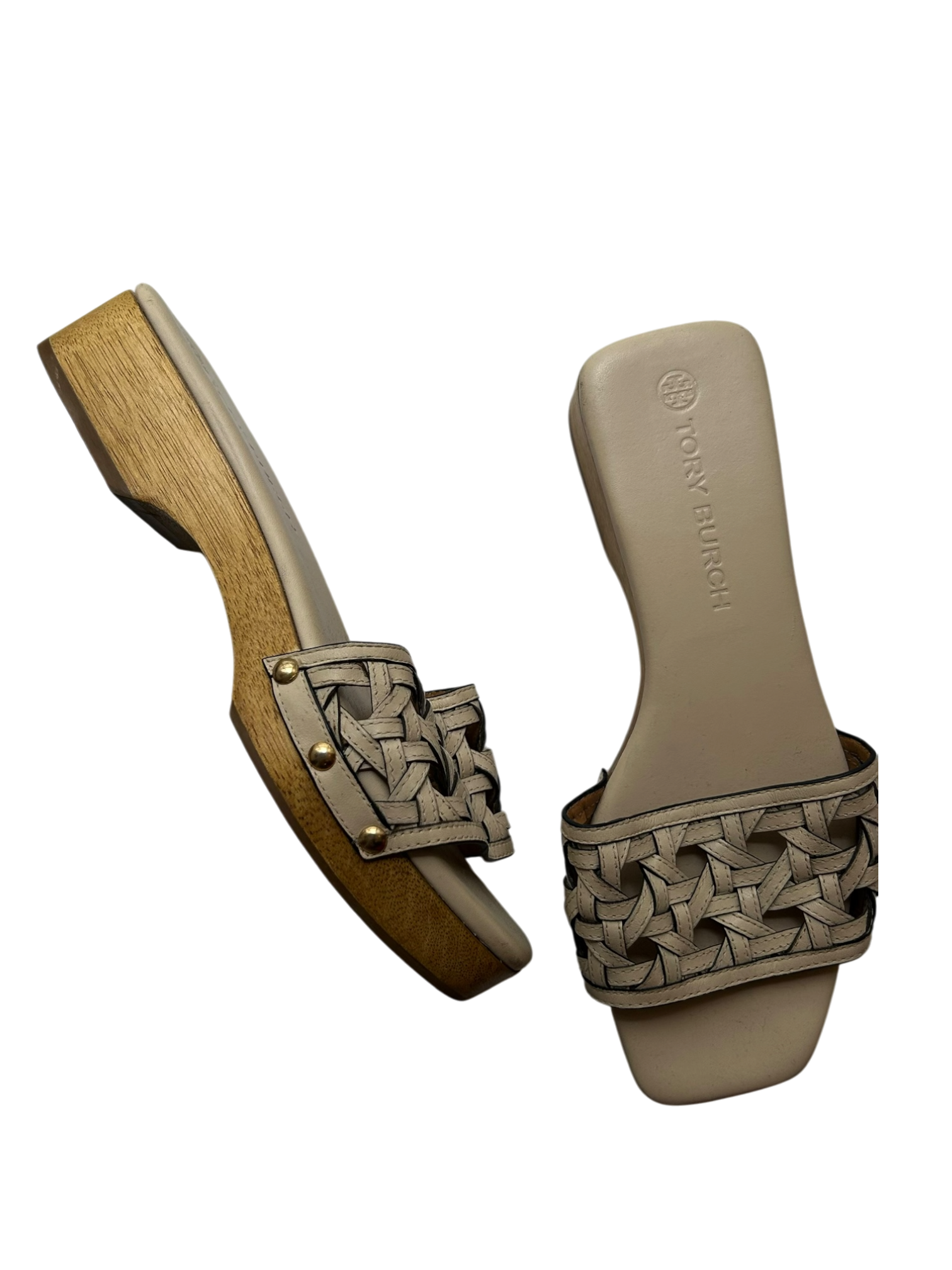 sandalias beige