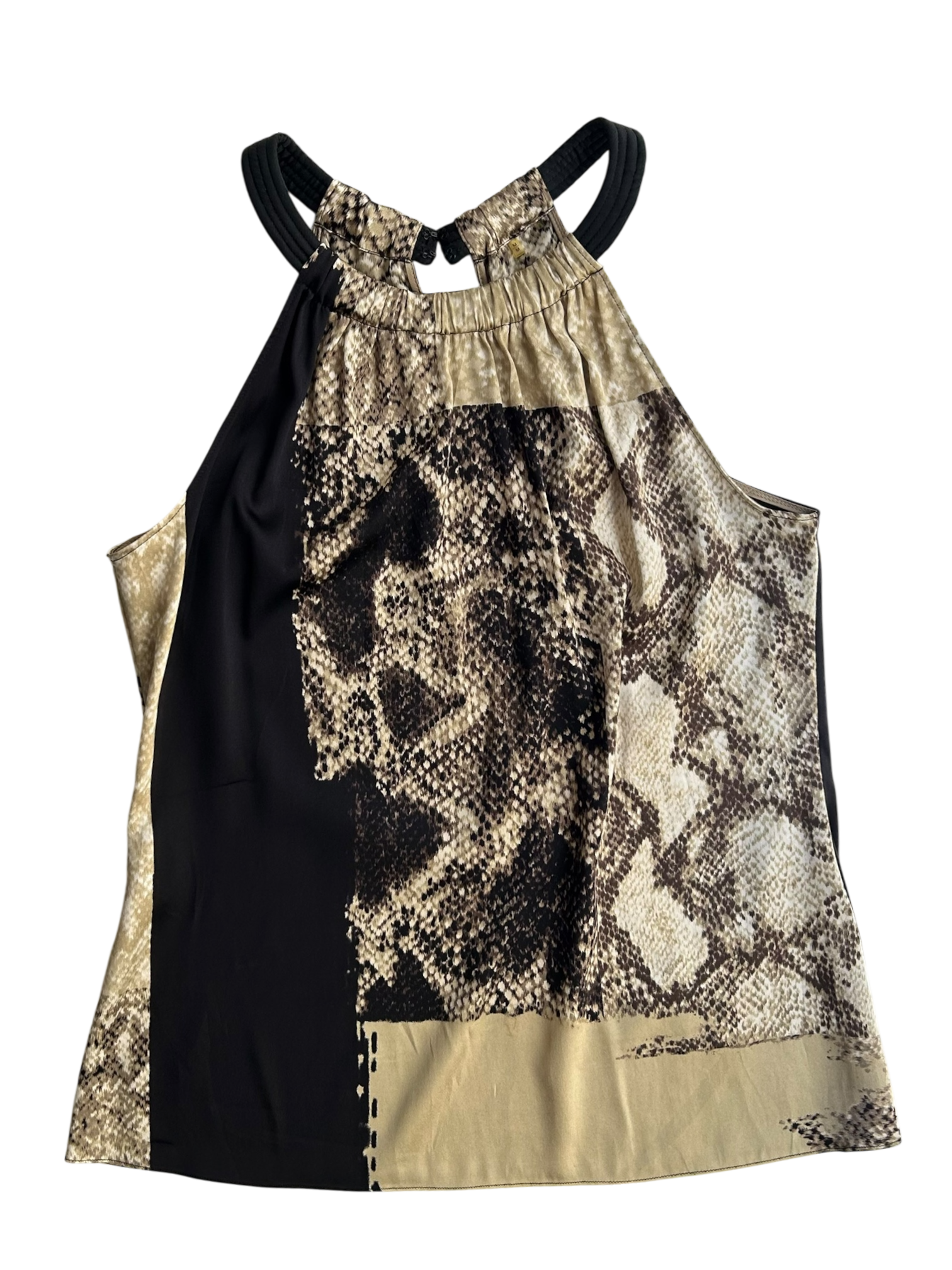 top halter satin