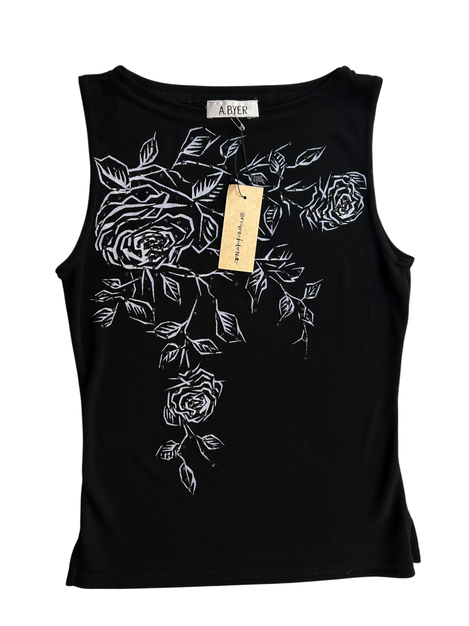 top rosas blancas