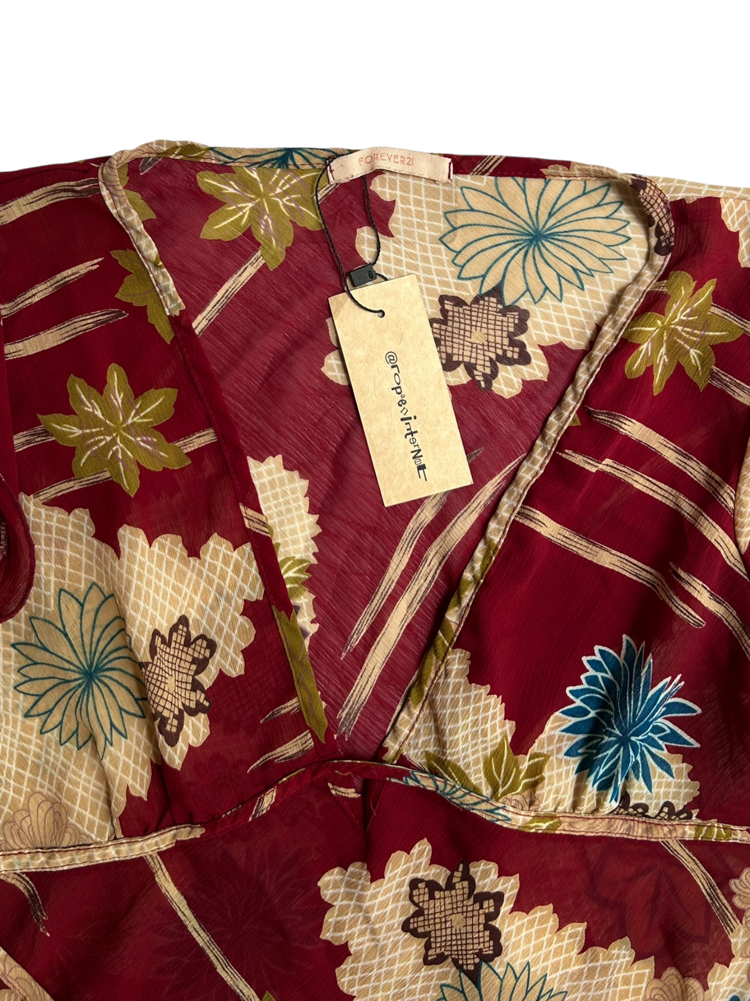 top floral vino
