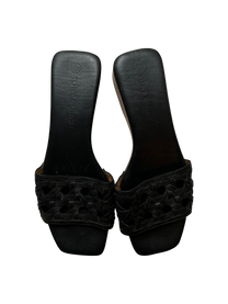 sandalias negras