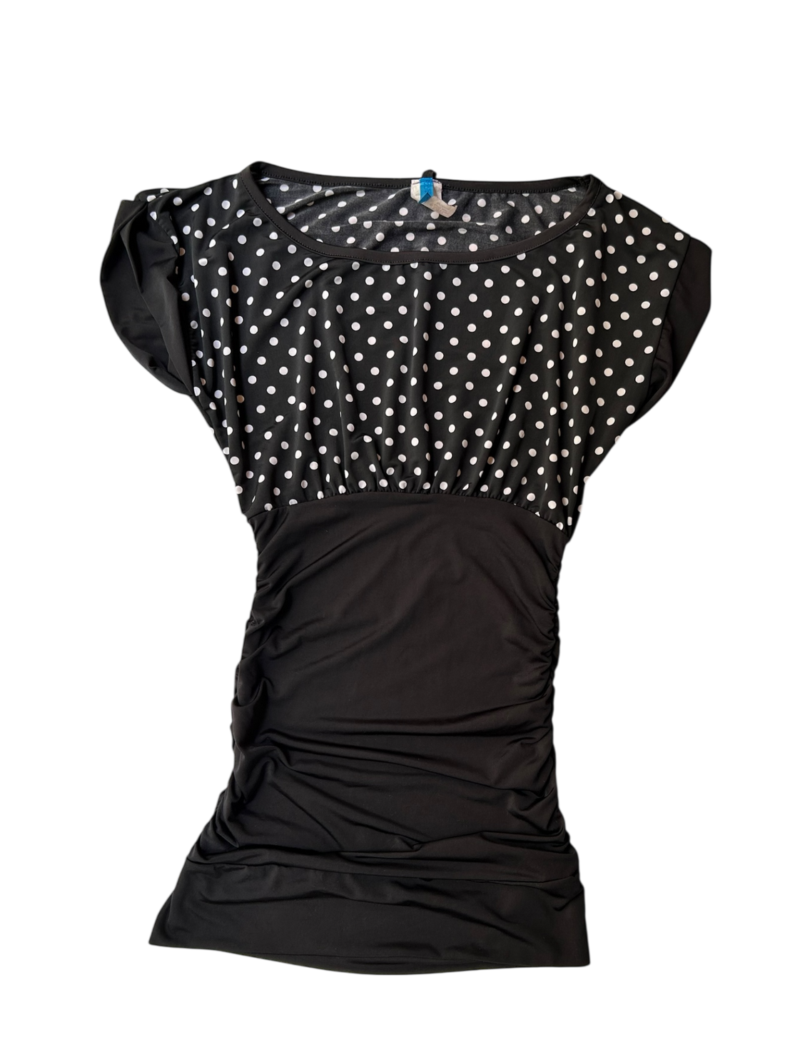 mini vestido polka dots