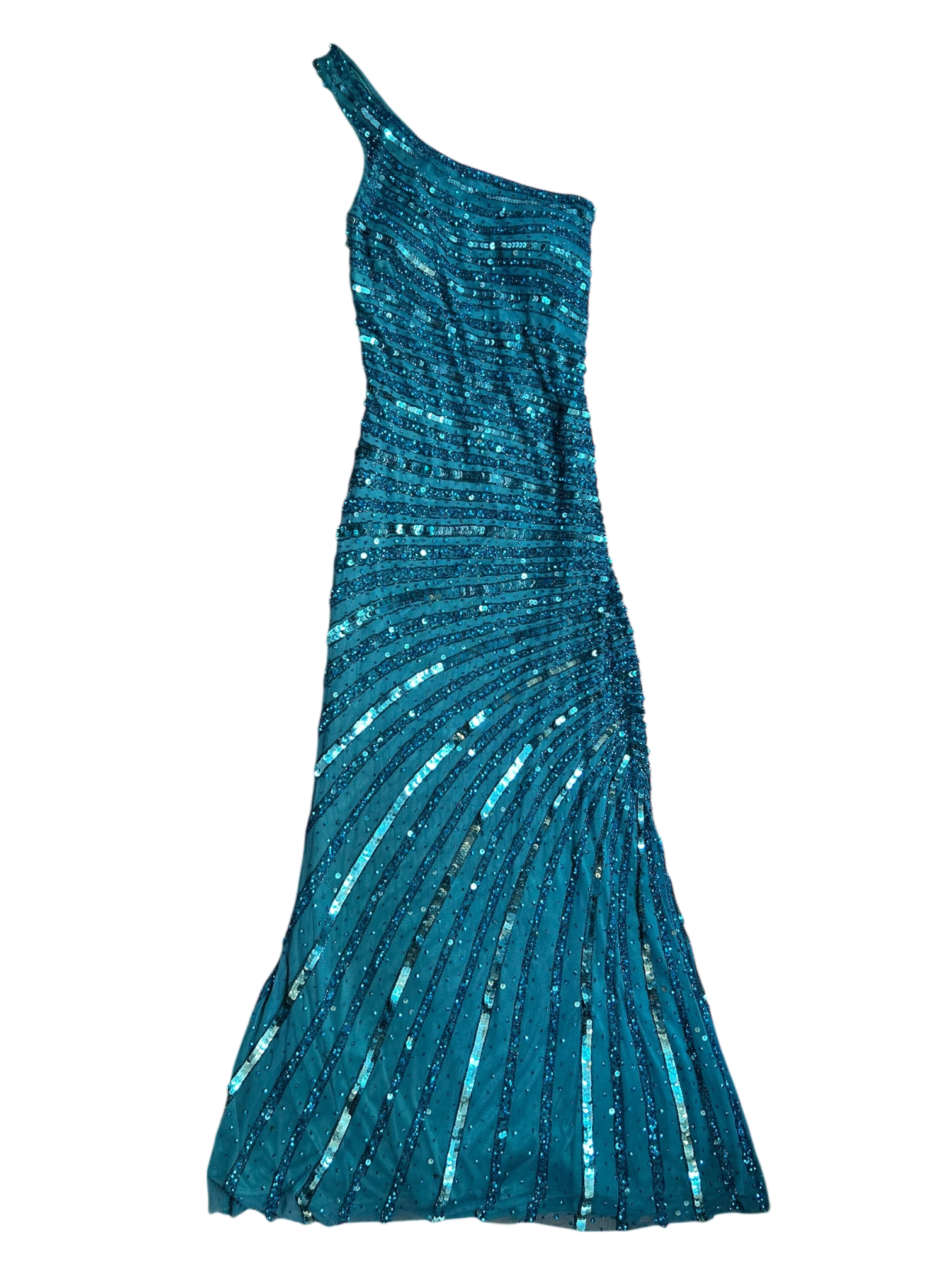 vestido canutillo y lentejuelas