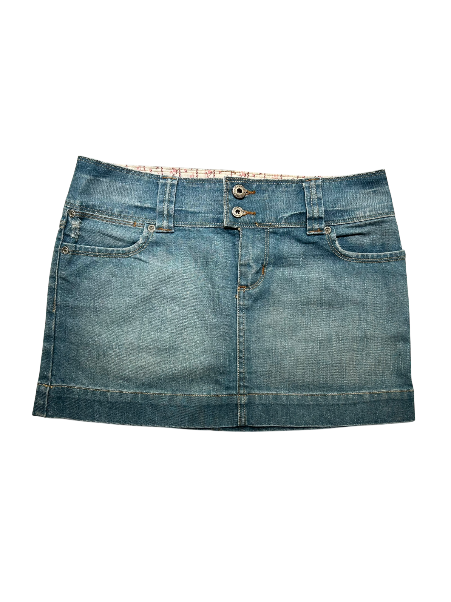 mini falda denim