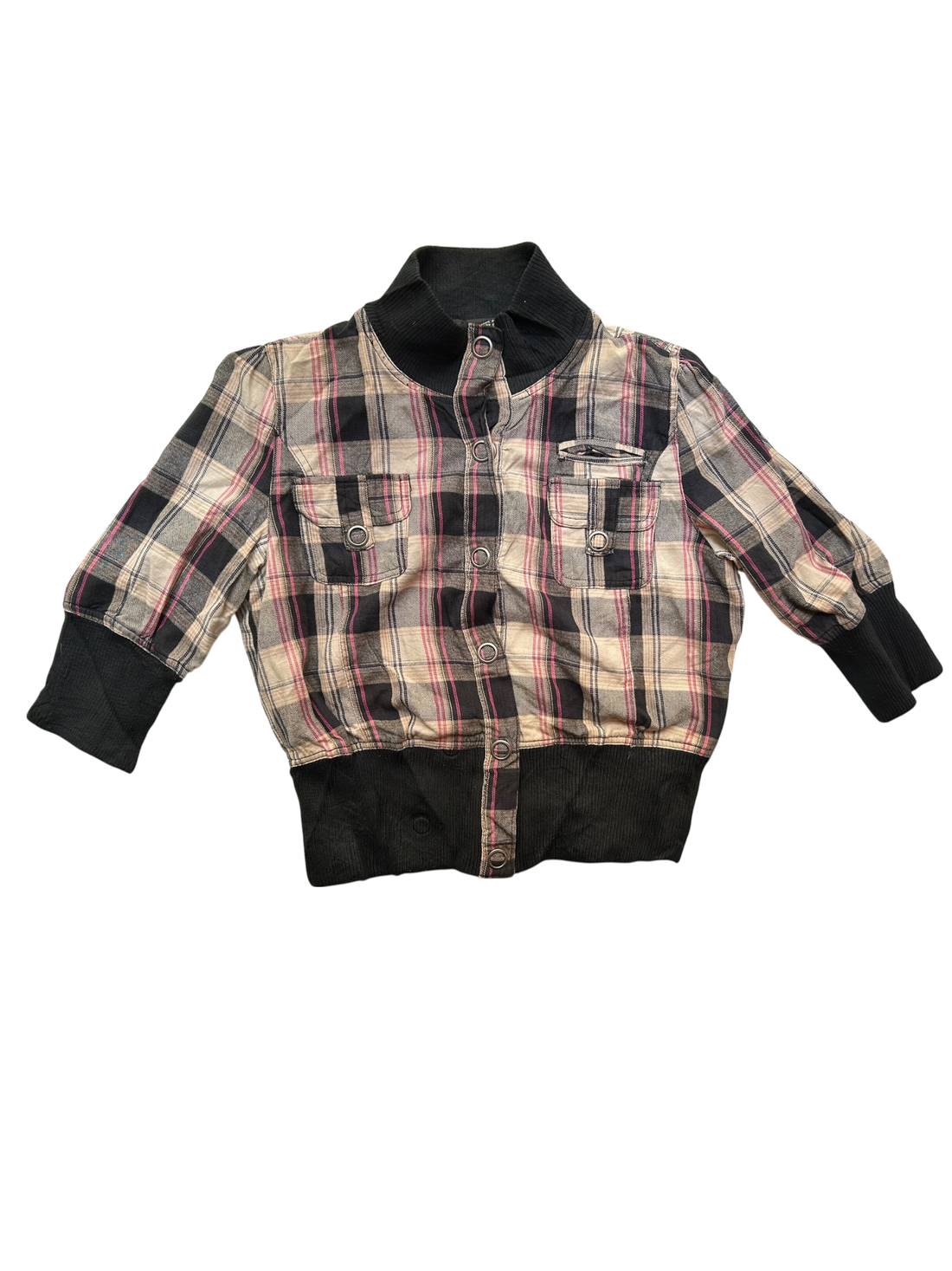 chaqueta manga corta