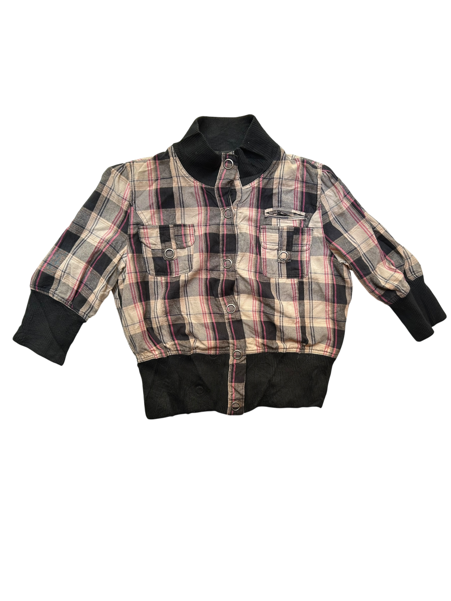 chaqueta manga corta