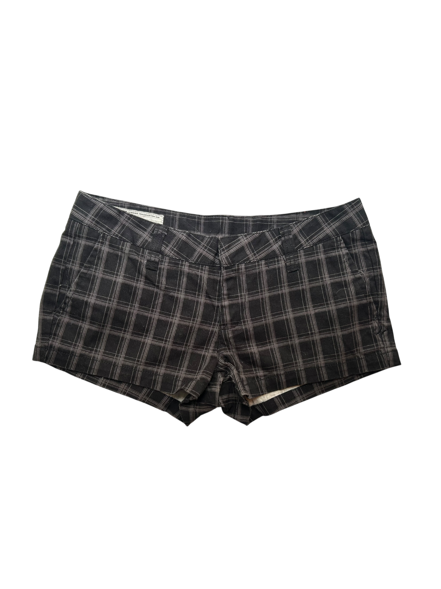 mini shorts cuadros