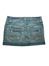 mini falda denim